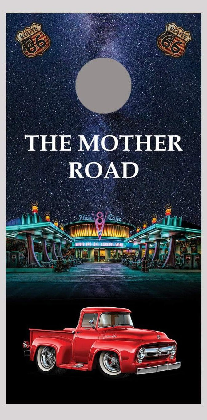 Flo's Cafe 1956 F-100 Pickup Truck Cornhole Board Decal Wraps