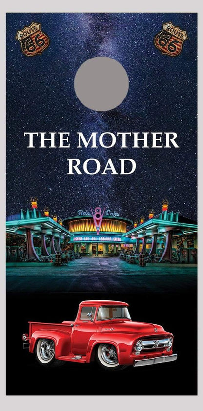 Flo's Cafe 1956 F-100 Pickup Truck Cornhole Board Decal Wraps