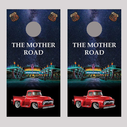 Flo's Cafe 1956 F-100 Pickup Truck Cornhole Board Decal Wraps