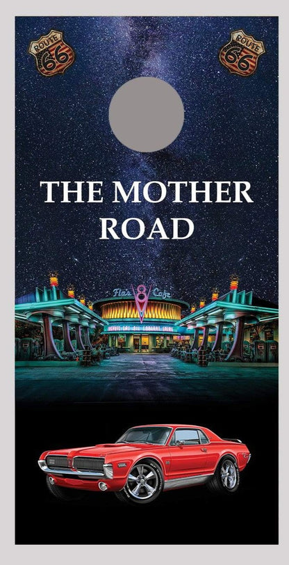 Flos Cafe Mercury Cougar Corn Hole Decal Wrap