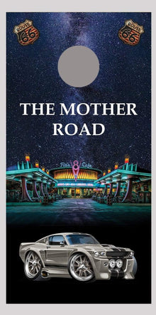 Flos Cafe 1967 Shelby Mustang GT500 Eleanor Corn Hole Decal Wrap