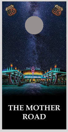 Flo's Cafe Cornhole Board Decal Wraps