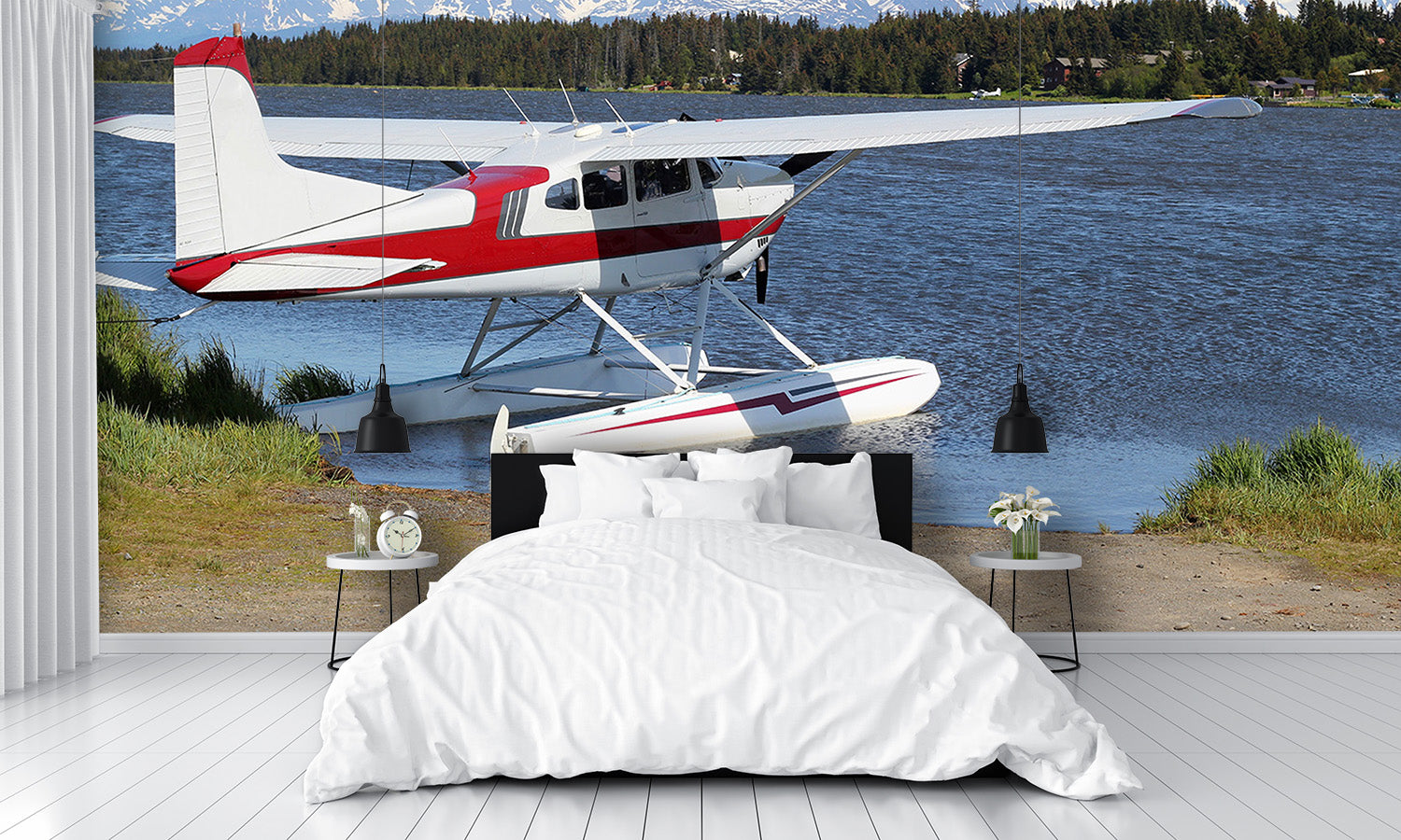 Float Plane on Beluga Lake Wall Mural