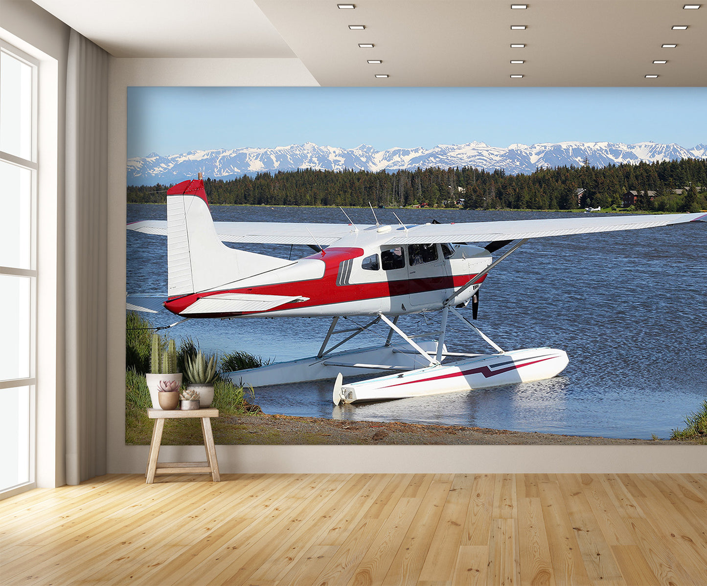 Float Plane on Beluga Lake Wall Mural