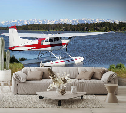 Float Plane on Beluga Lake Wall Mural