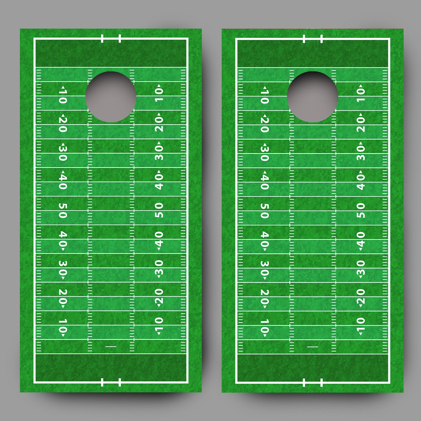 Football Field Aerial Corn Hole Decal Wrap