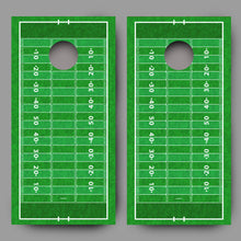 Football Field Aerial Corn Hole Decal Wrap
