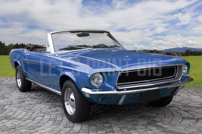 Car Art Mustang Wall Mural