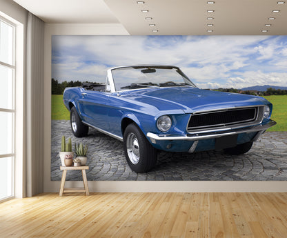Car Art Mustang Wall Mural
