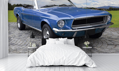 Car Art Mustang Wall Mural