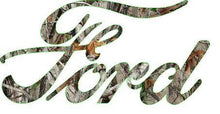Ford Camo Letters color decal sticker - Let's Print Big