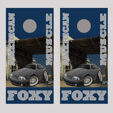 Fox Body Mustang Car Art Corn Hole Board Decal Wrap