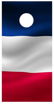 Flag of France Cornhole Board Decal Wraps