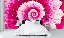Gerber Flower Infinity Spiral Wall Mural