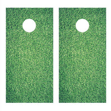 Grass Cornhole Board Decals Bean Bag Toss