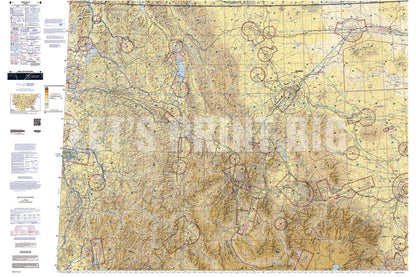 Aeronautical Chart Great Falls Wall Mural