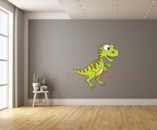 Green T-Rex Wall Art Decal