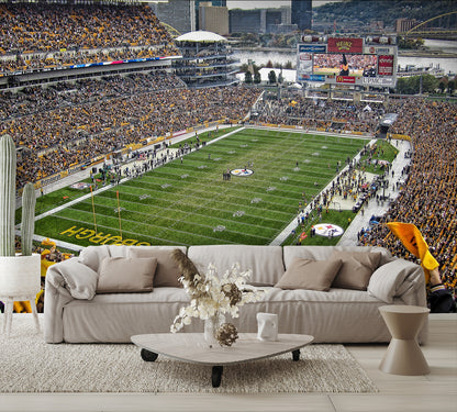 Heinz Field Football Stadium Daytime Game Fans Wall Mural