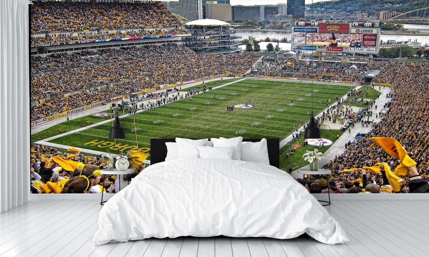 Heinz Field Football Stadium Daytime Game Fans Wall Mural
