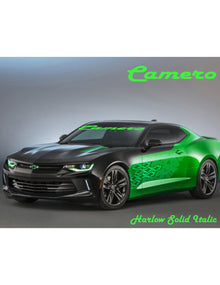 Windshield Decal "CAMARO" Choose your Font and Color Sticker Banner - Let's Print Big