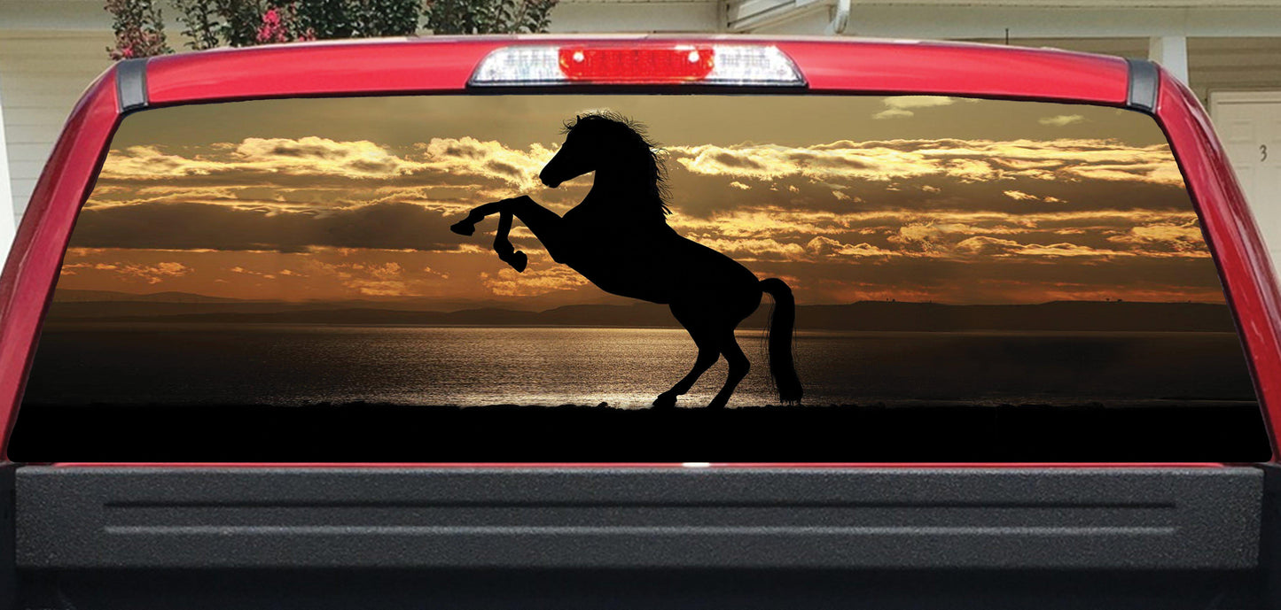 Horse Silhouette Rear Window Decal
