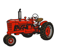 Old Farmall Tractor Decal M H - Let's Print Big