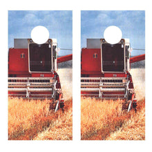IH Combine Wheat 715 Farm Corn hole Decal Harvest Wrap - Let's Print Big
