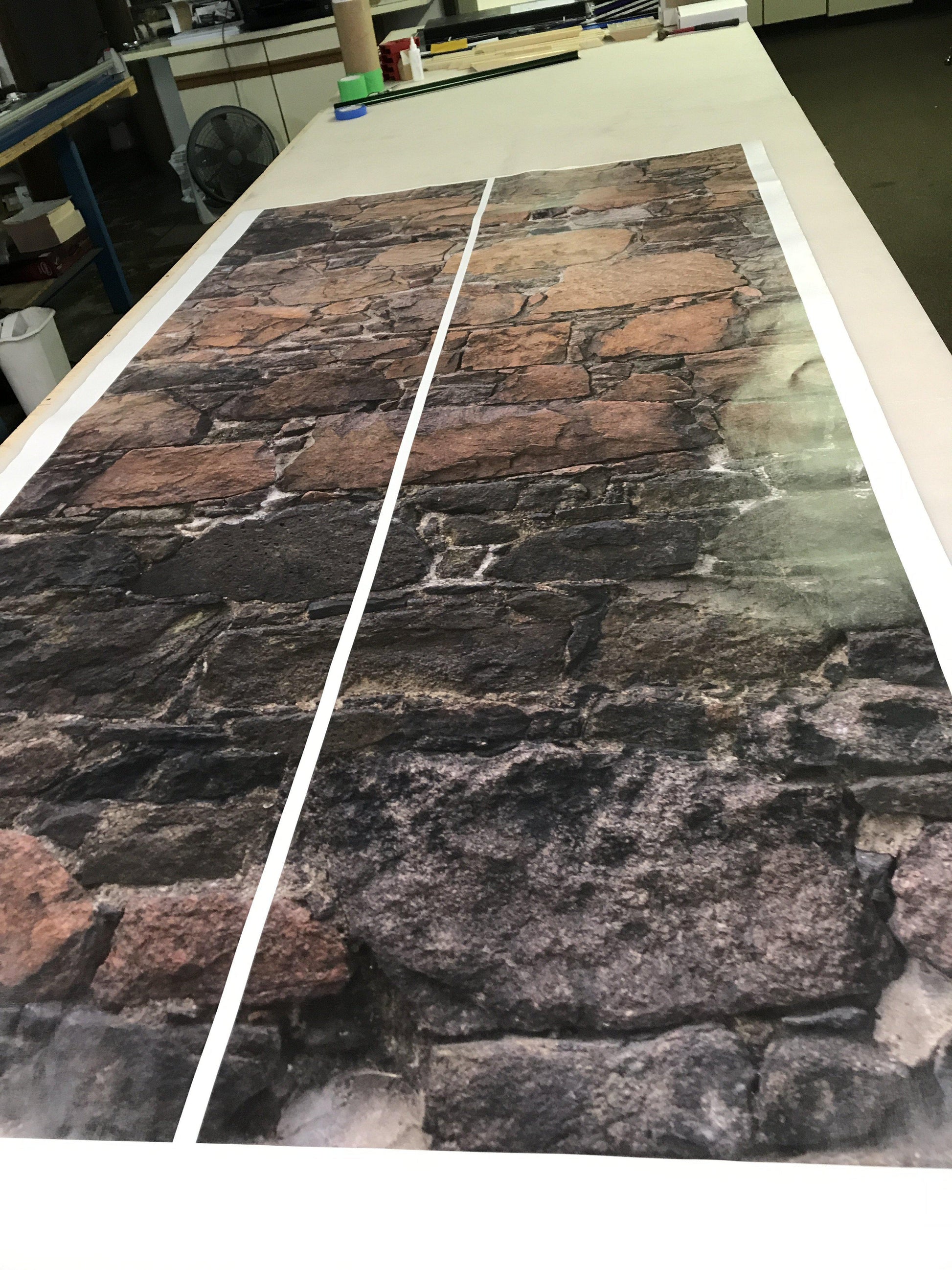 dark stone wall print 1