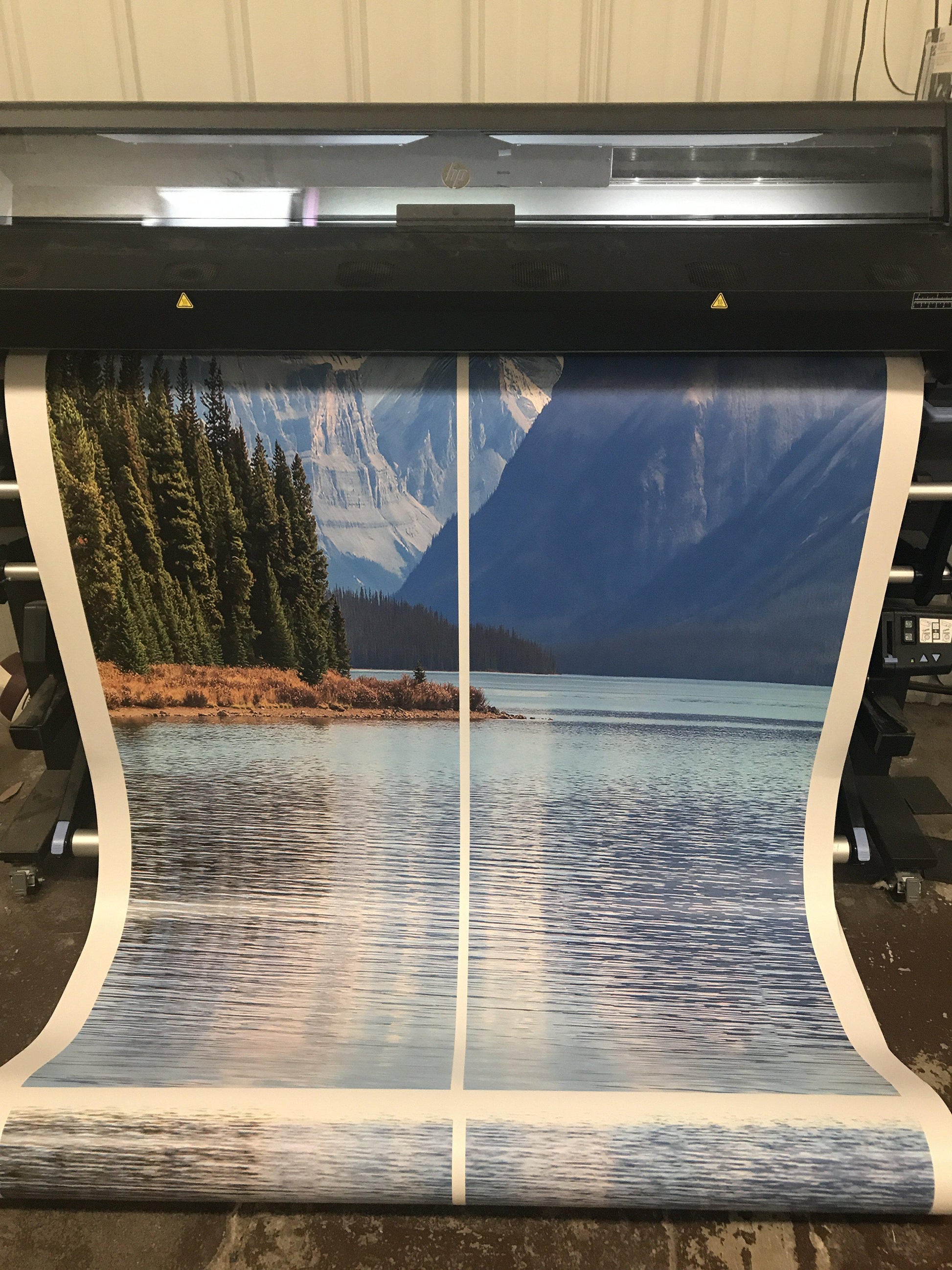 Maligne Lake View Wallpaper Mountain Wallpaper Mural