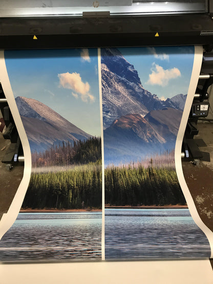 Maligne Lake View Wallpaper Mountain Wallpaper Mural