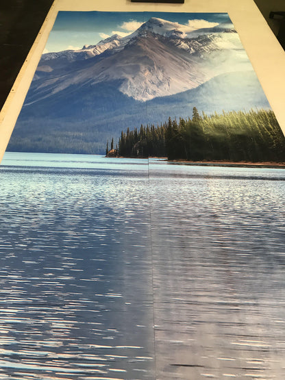 Maligne Lake View Wallpaper Mountain Wallpaper Mural