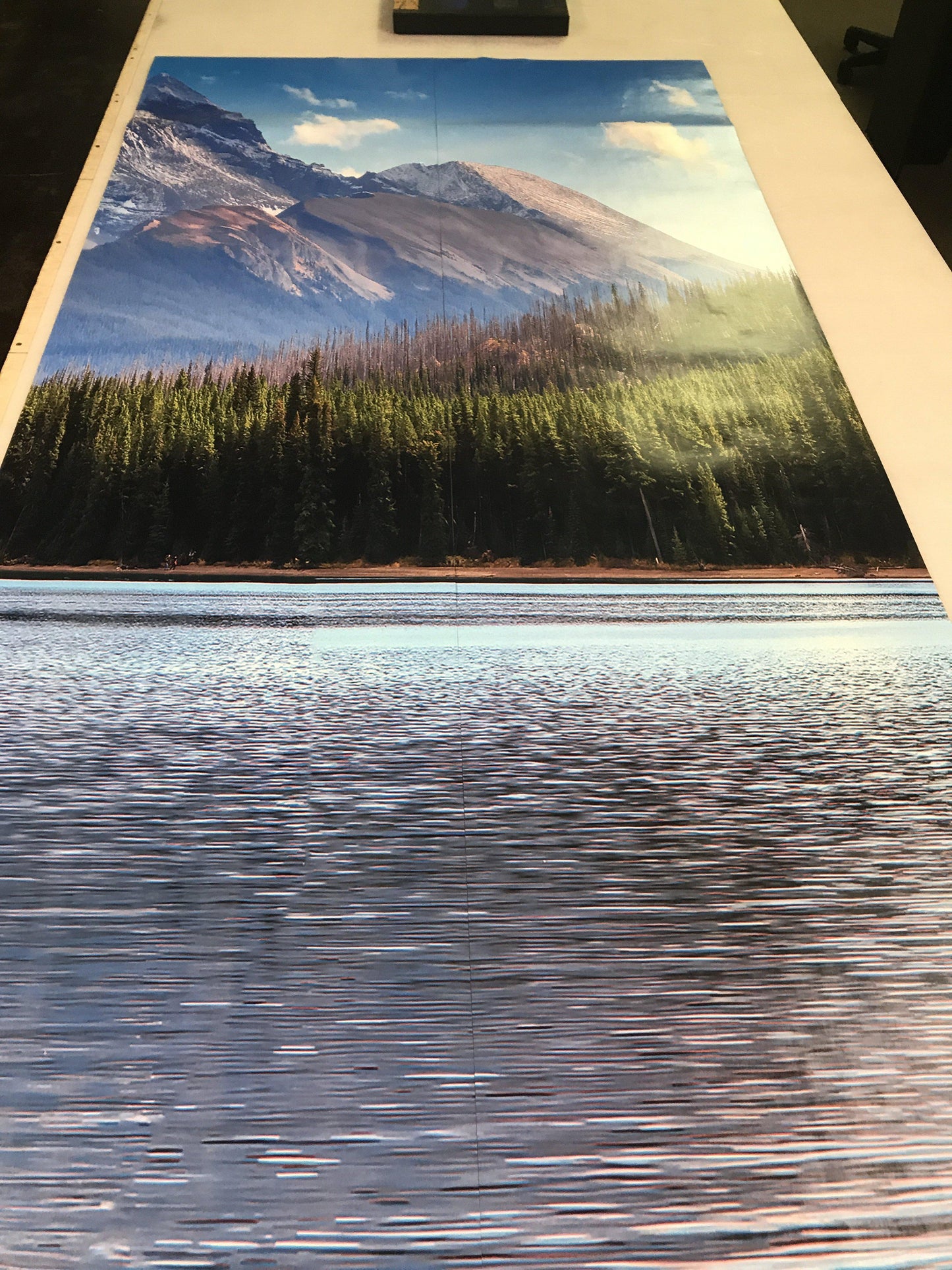 Maligne Lake View Wallpaper Mountain Wallpaper Mural