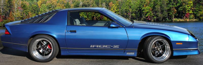 IROC-Z Gradient and Solid Colors Contour Cut Decals Auto Graphics Camaro - Let's Print Big