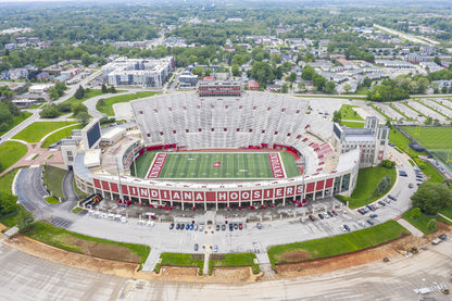 Indiana University Aerial Image Football Stadium Wall Mural
