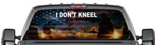 i don't kneel rear window graphic