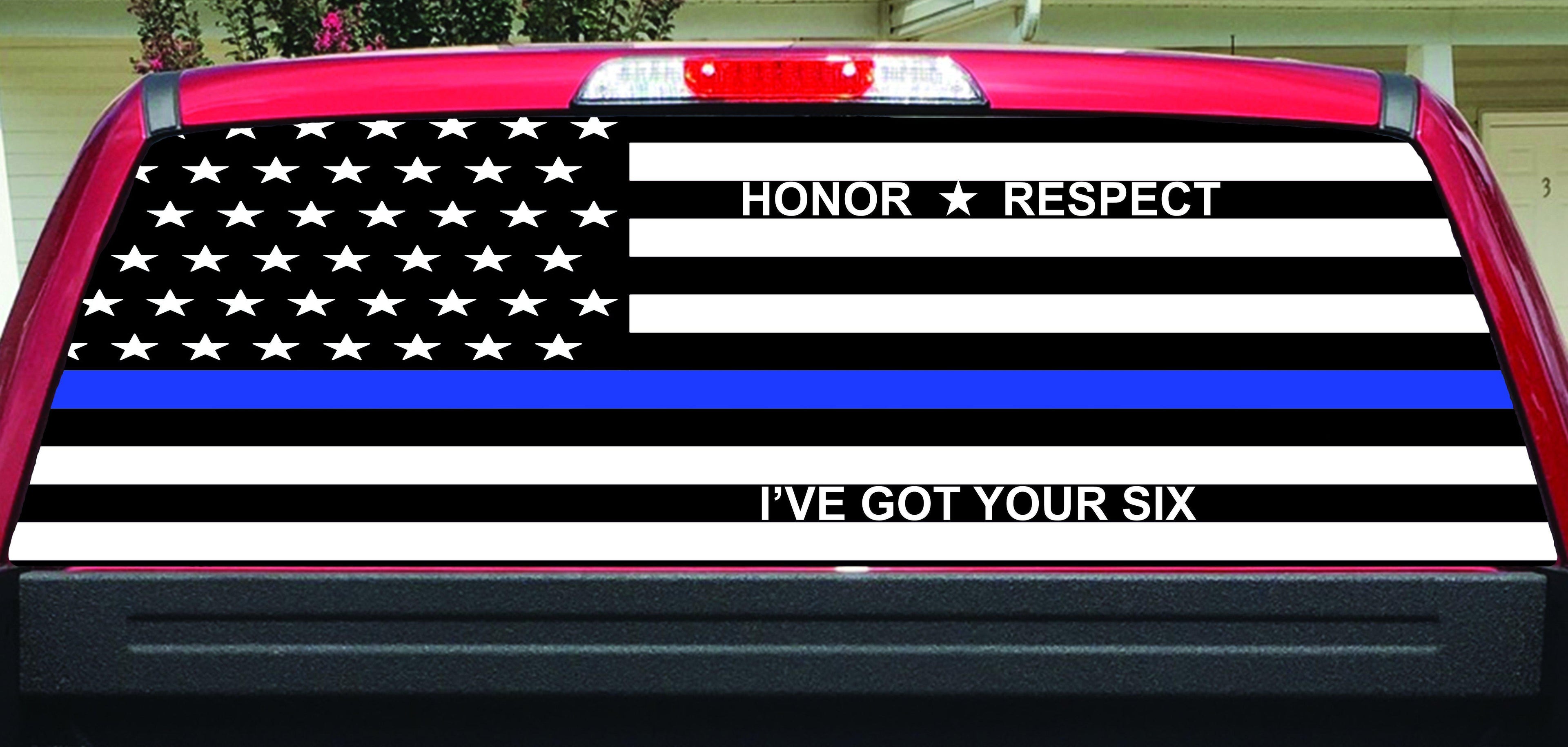 I've Got Your Six Type B Rear Window Decal