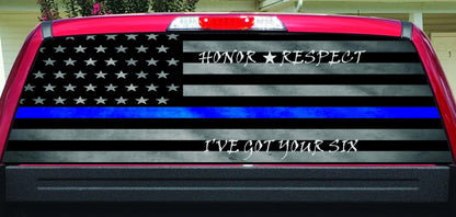 I've Got Your Six Type C Rear Window Decal