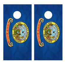 Flag of Idaho Cornhole Board Decal Wraps