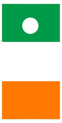 Flag of Ireland Corn Hole Board Decal Wrap