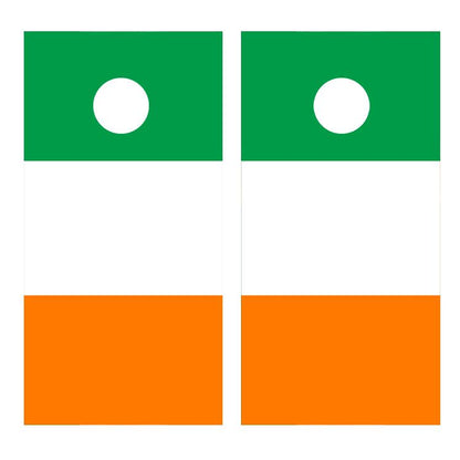 Flag of Ireland Corn Hole Board Decal Wrap