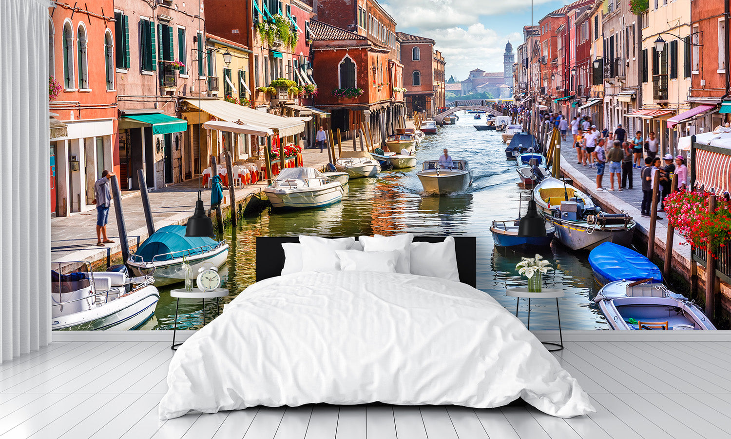 Island Murano in Venice Italy Wall Mural