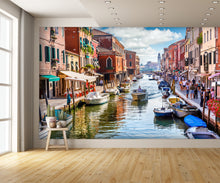 Island Murano in Venice Italy Wall Mural