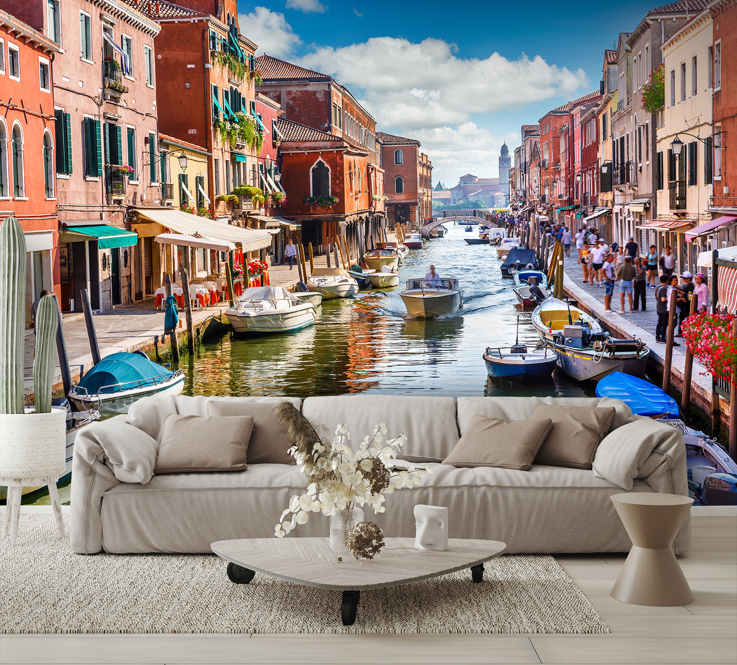 Island Murano in Venice Italy Wall Mural