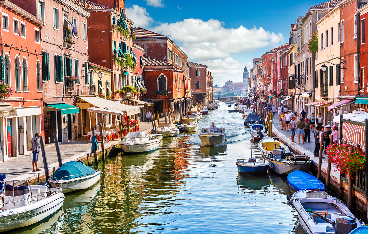 Island Murano in Venice Italy Wall Mural
