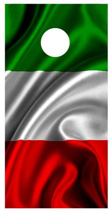 Flag of Italy Corn hole Board Decal Wrap