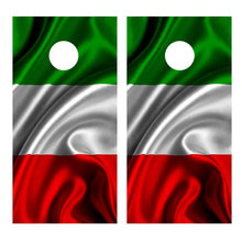 Flag of Italy Corn hole Board Decal Wrap