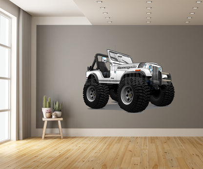 1980 Jeep Renegade CJ5 Car Art Wall Decal
