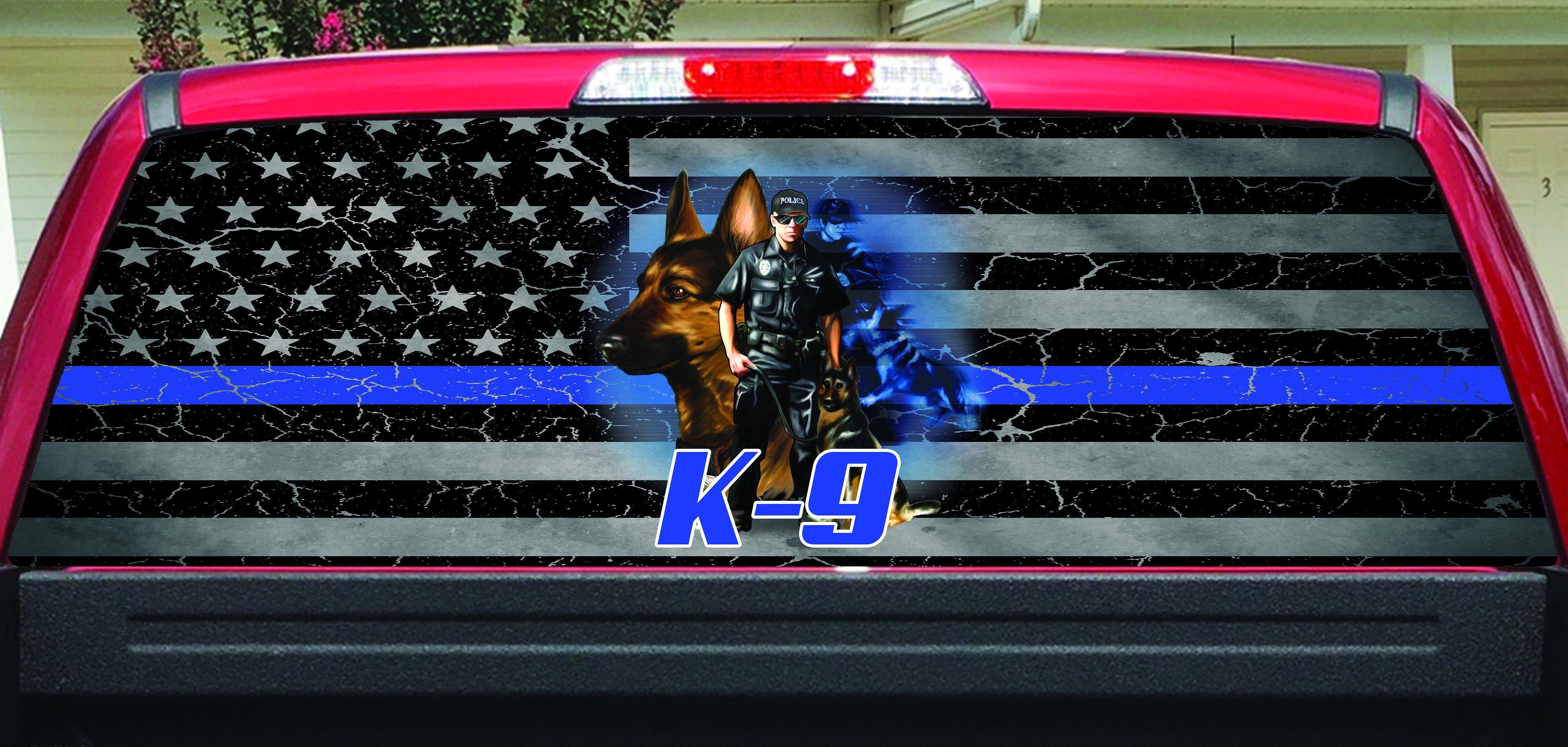 K-9 Unit Rear Window Decal