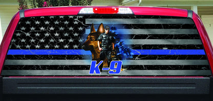 K-9 Unit Rear Window Decal