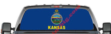 Kansas State Flag-Rear Window Decal-Graphic - Let's Print Big